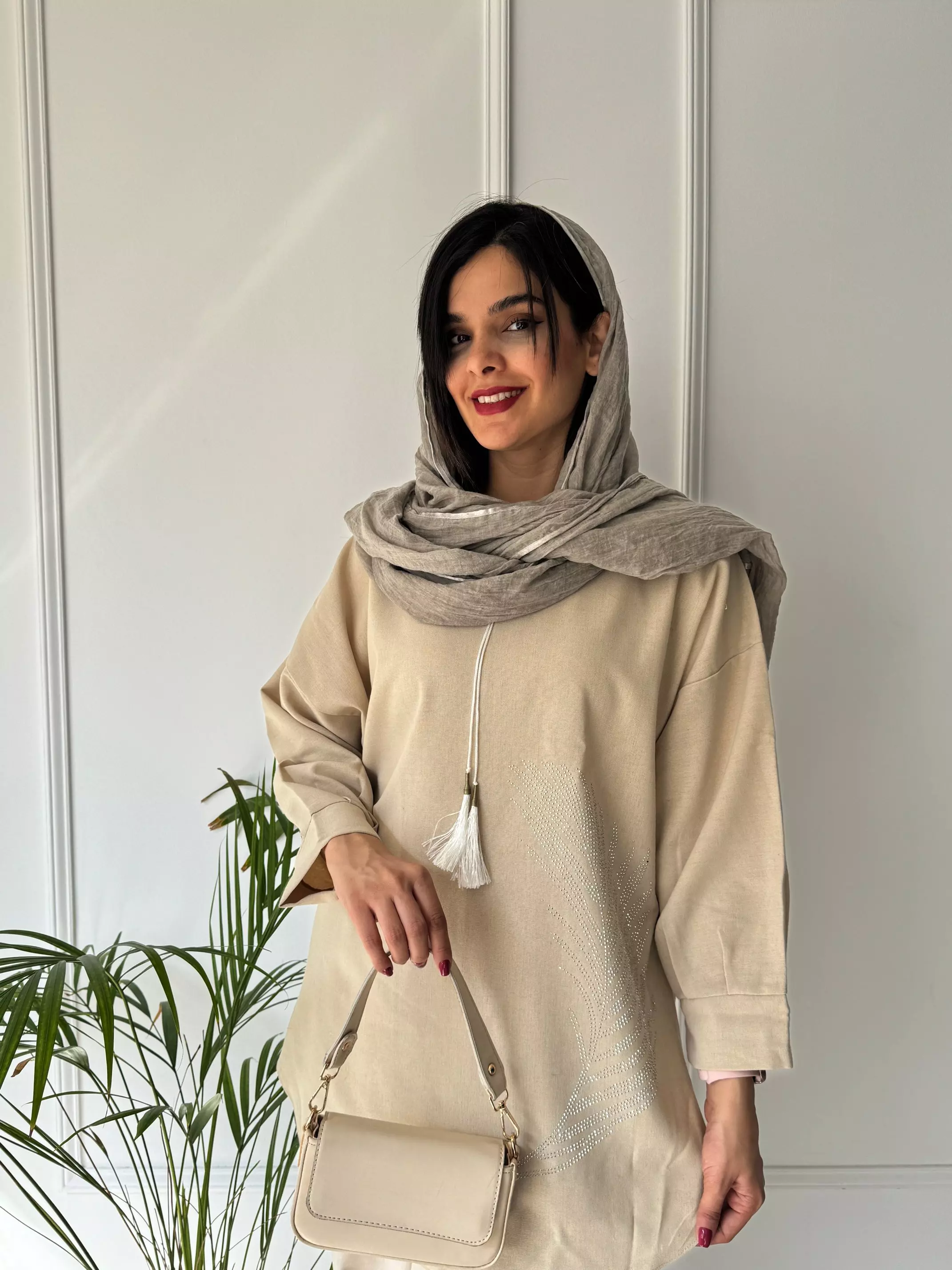 مانتو تونیکی برگ